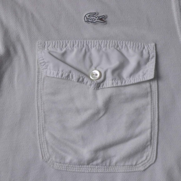 Lacoste‎ Men's White Short Sleeve Polo Shirt Size 6 Pocket Casual - Picture 5 of 8